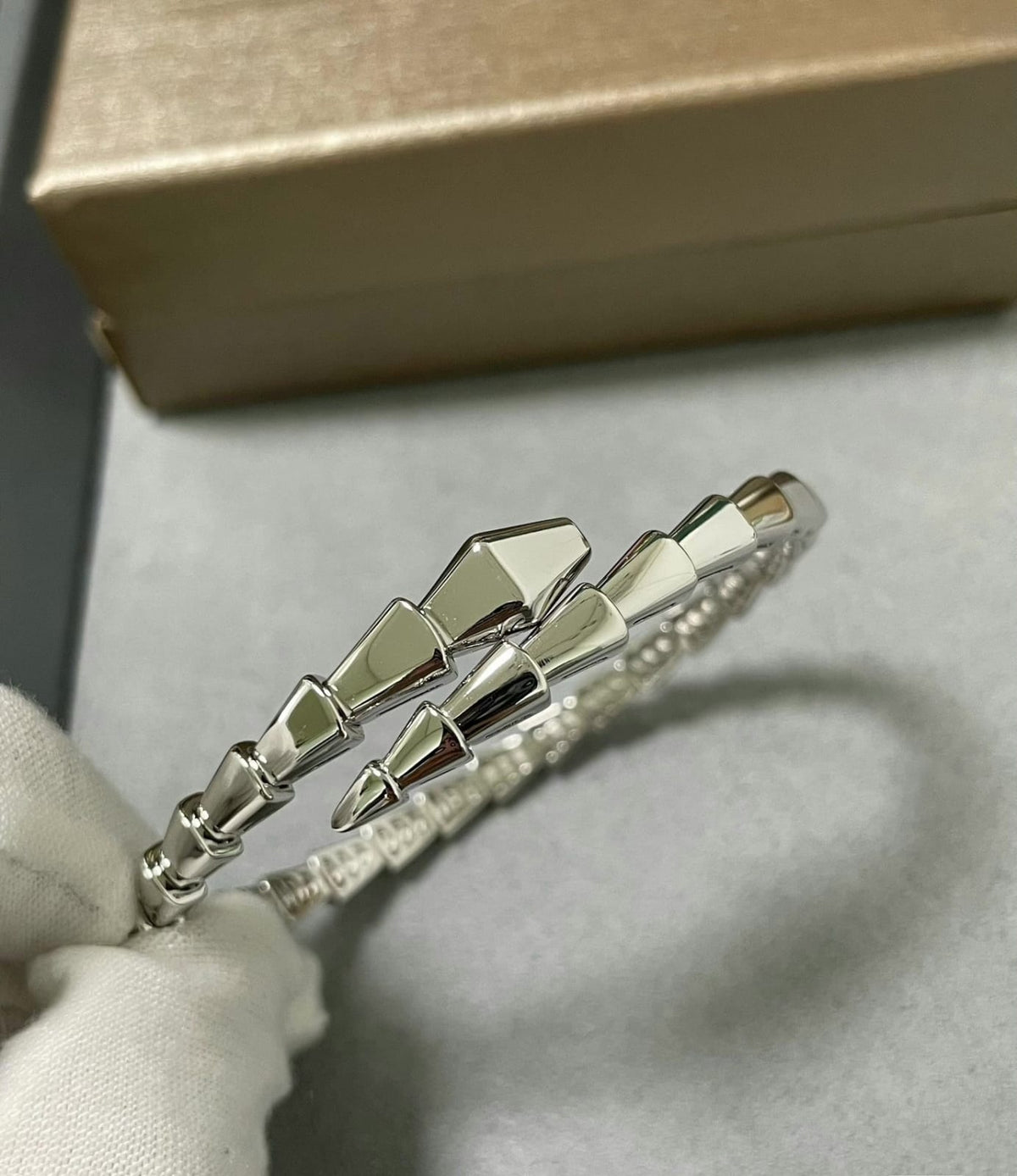 Snake Coil Diamond Bracelet | 925