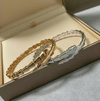 Snake Coil Diamond Bracelet | 925