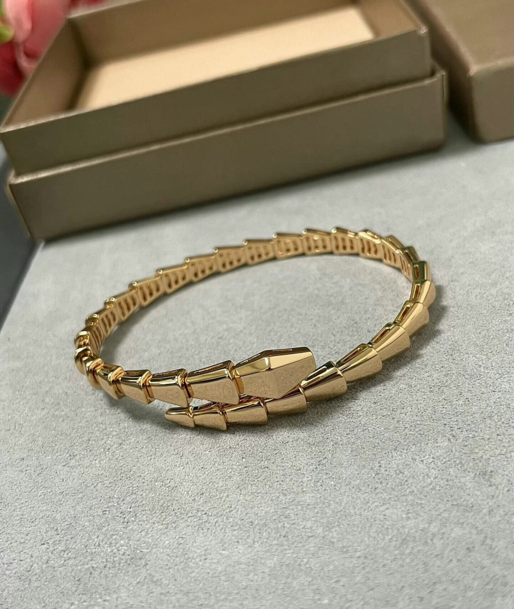 Snake Coil Diamond Bracelet | 925