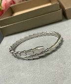 Snake Coil Diamond Bracelet | 925