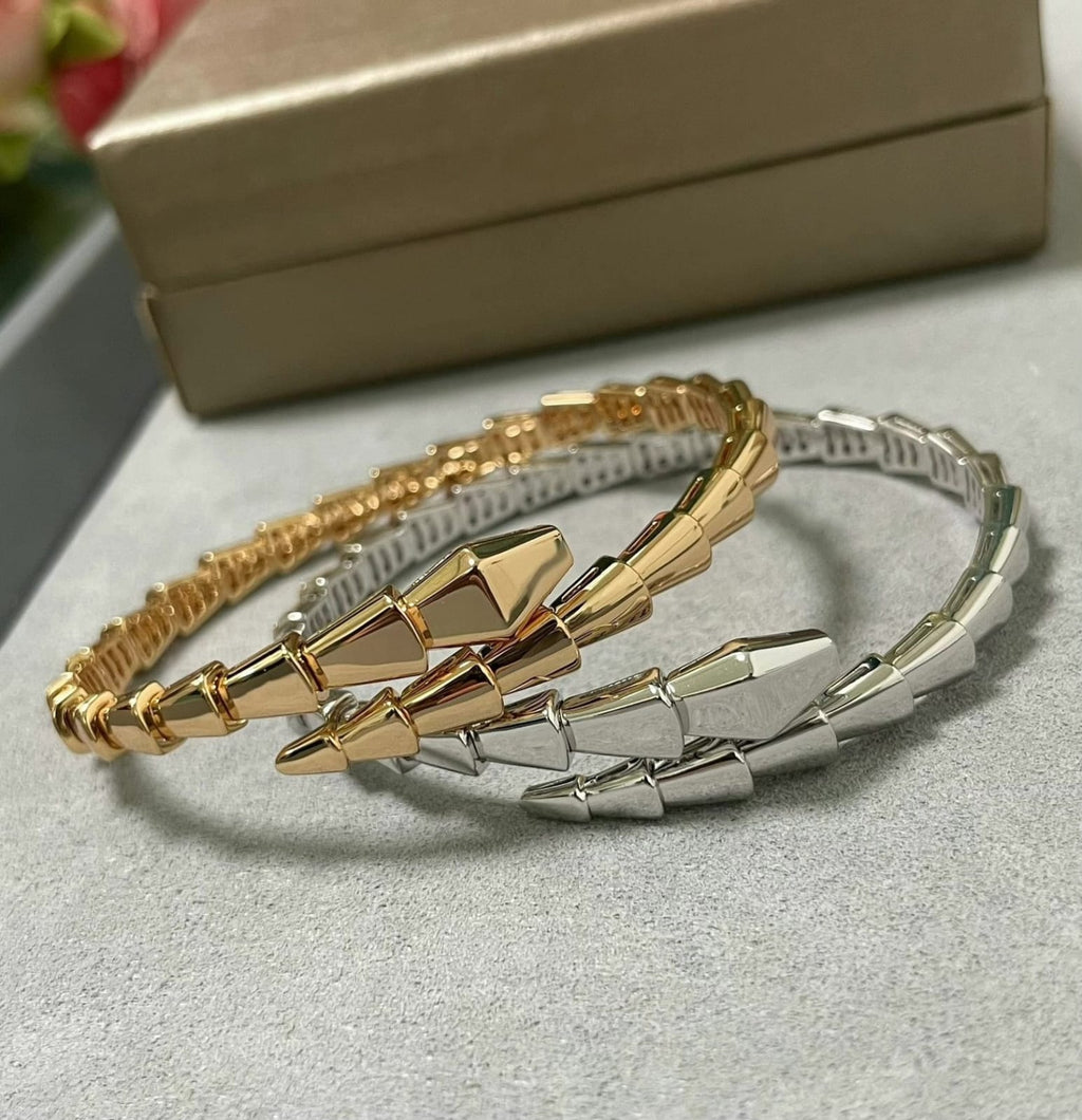 Snake Coil Diamond Bracelet | 925