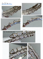Snake Coil Diamond Bracelet | 925