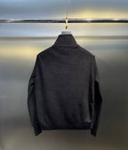 Men’s Hooded Knit-Paneled Down Jacket