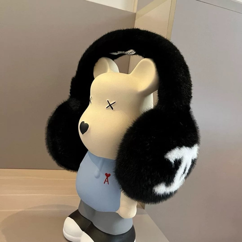 Rabbit Fur Earmuffs | Fluffy Ear Warmers