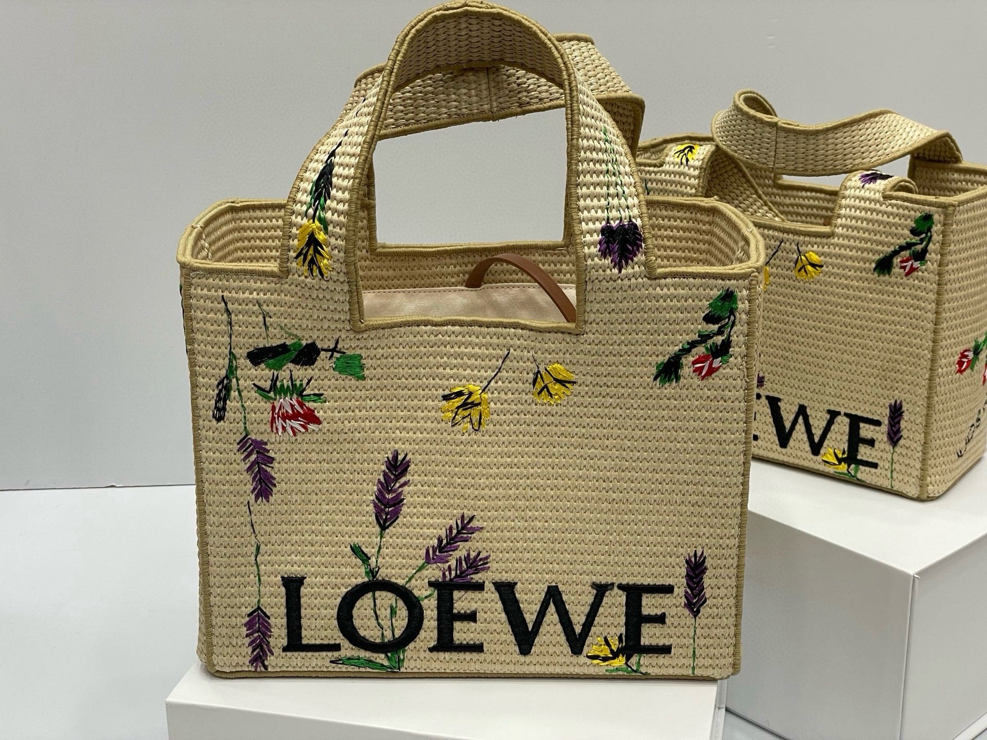 Summer Woven Tote Bag