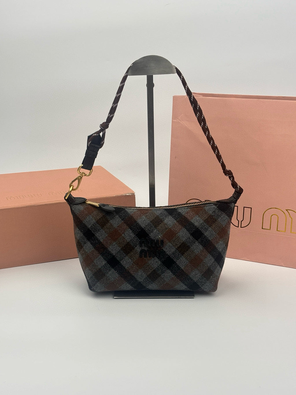 Plaid Mini Lunch Box Bag – Autumn/Winter Limited Edition