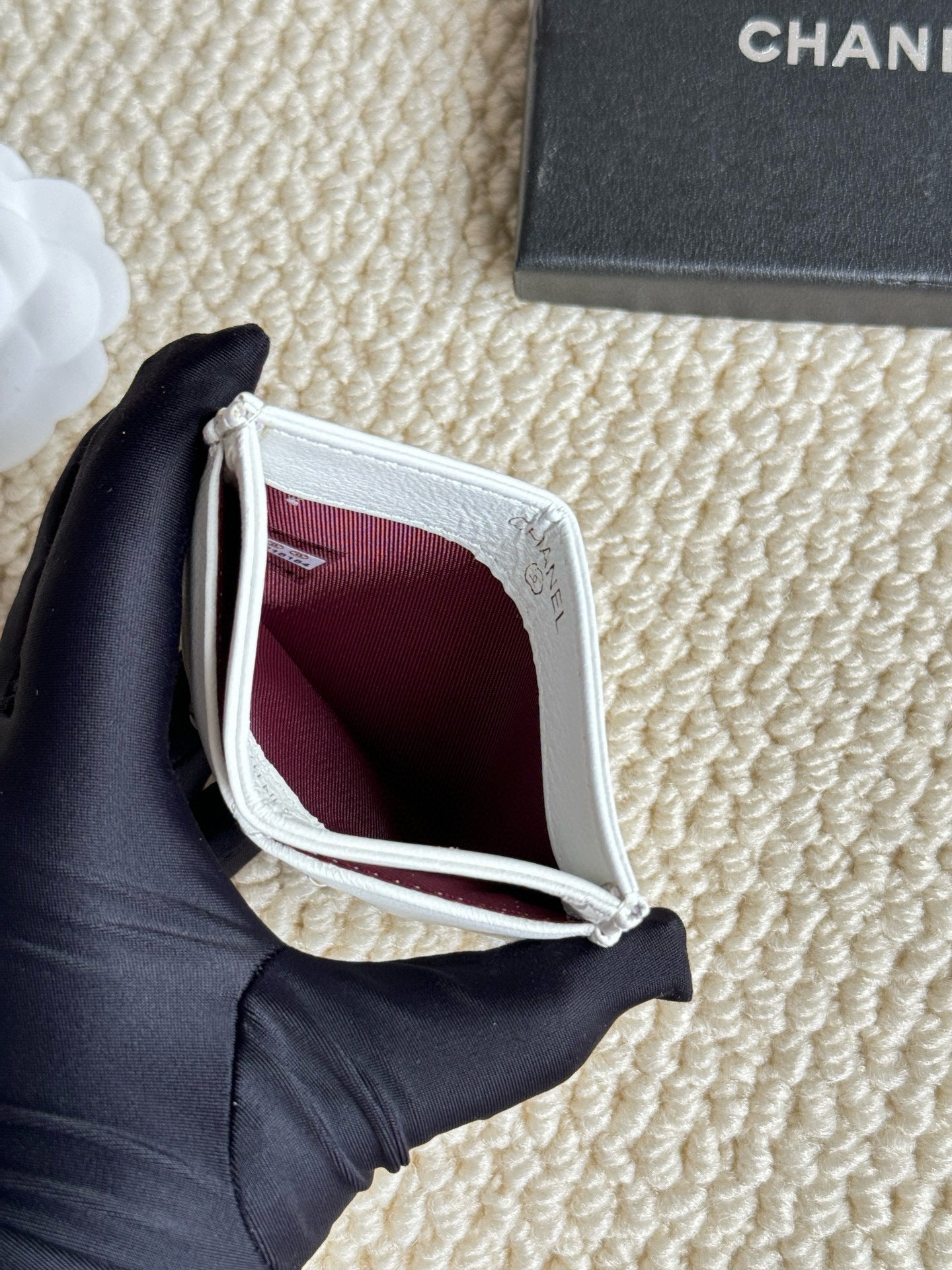 Quilted Lambskin Card Holder