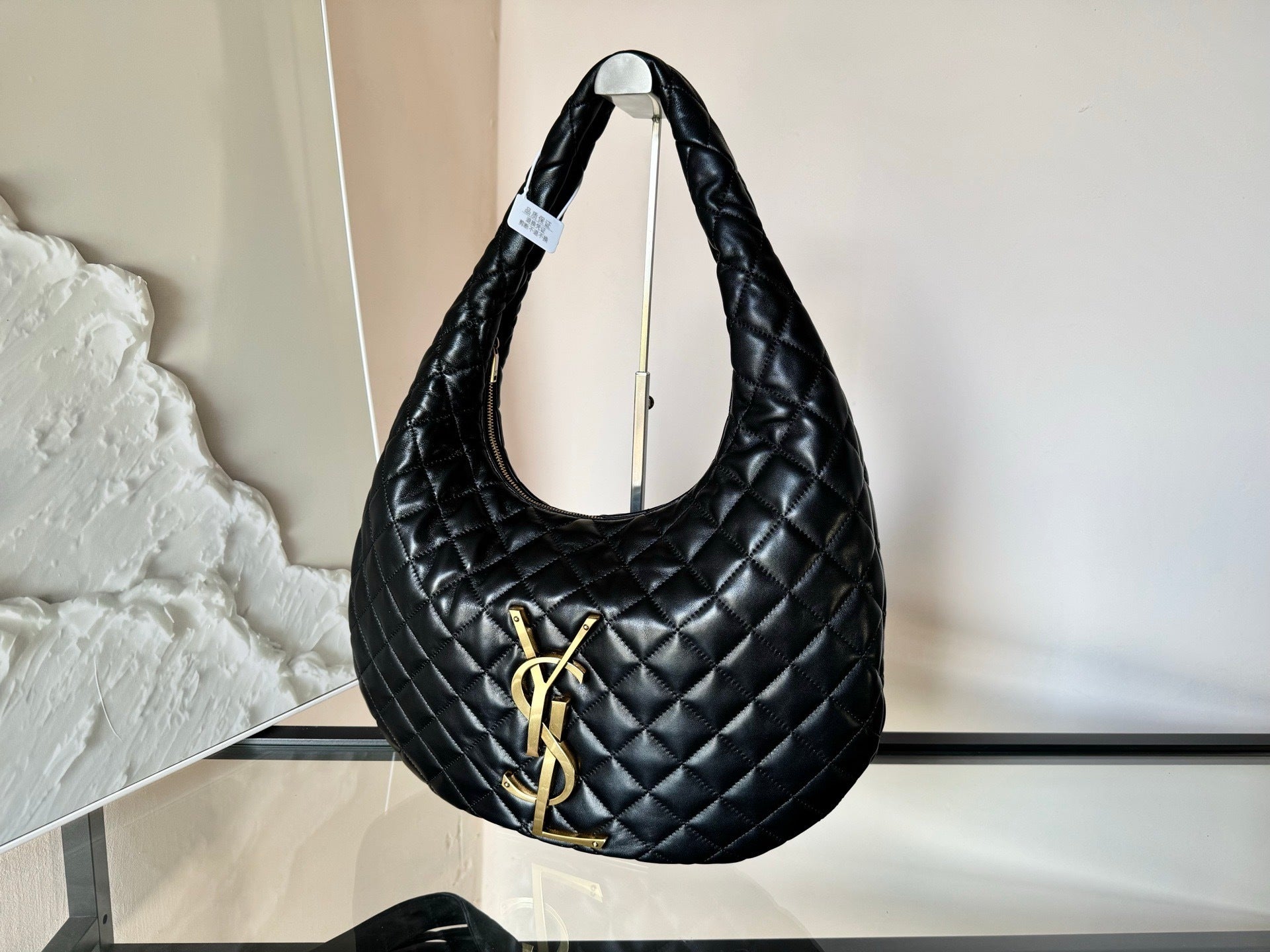 ICARE Baby Nappa Leather Shoulder Bag