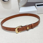 Double-Sided Leather Belt | 2.5cm