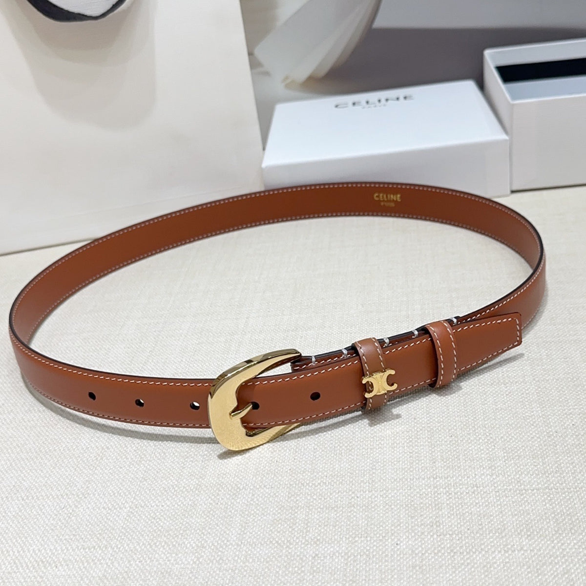 Double-Sided Leather Belt | 2.5cm