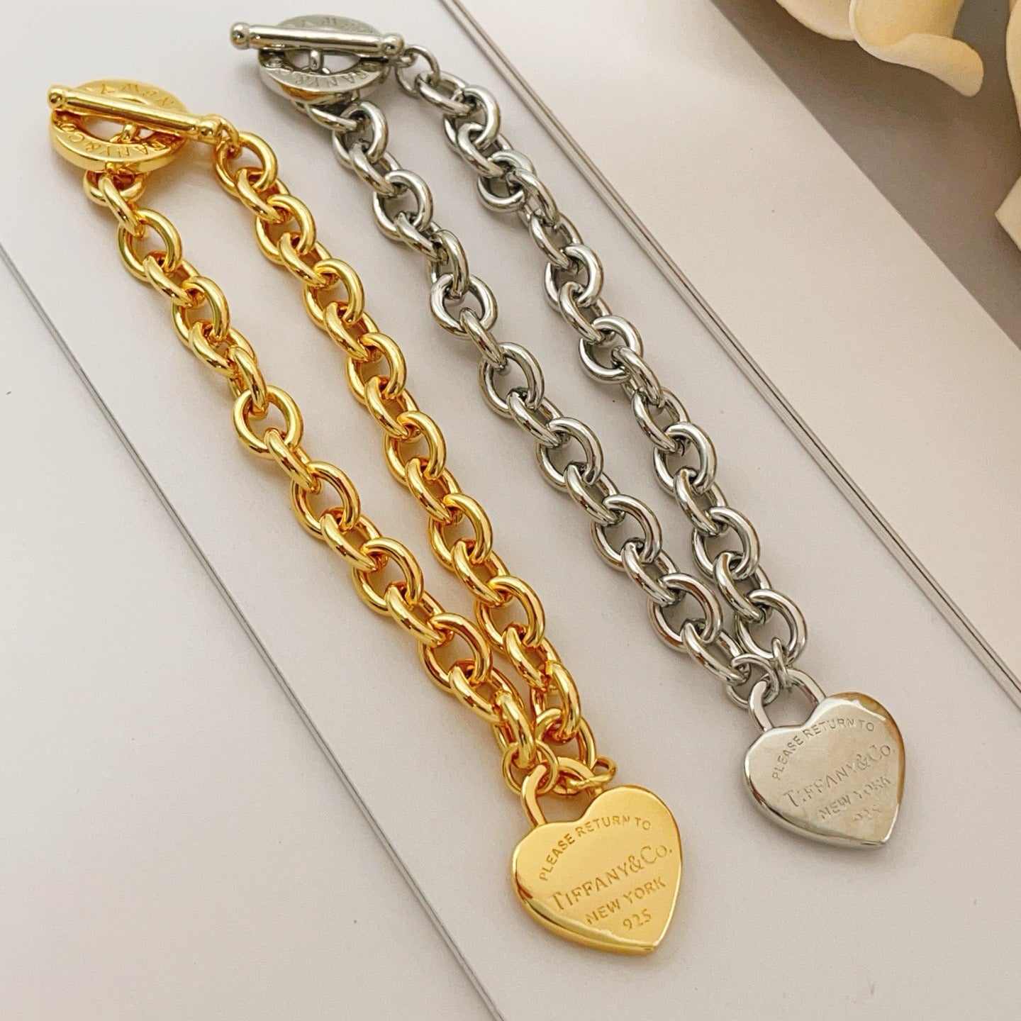 Heart Charm Bracelet | Silver | Brass | Artisan Collection
