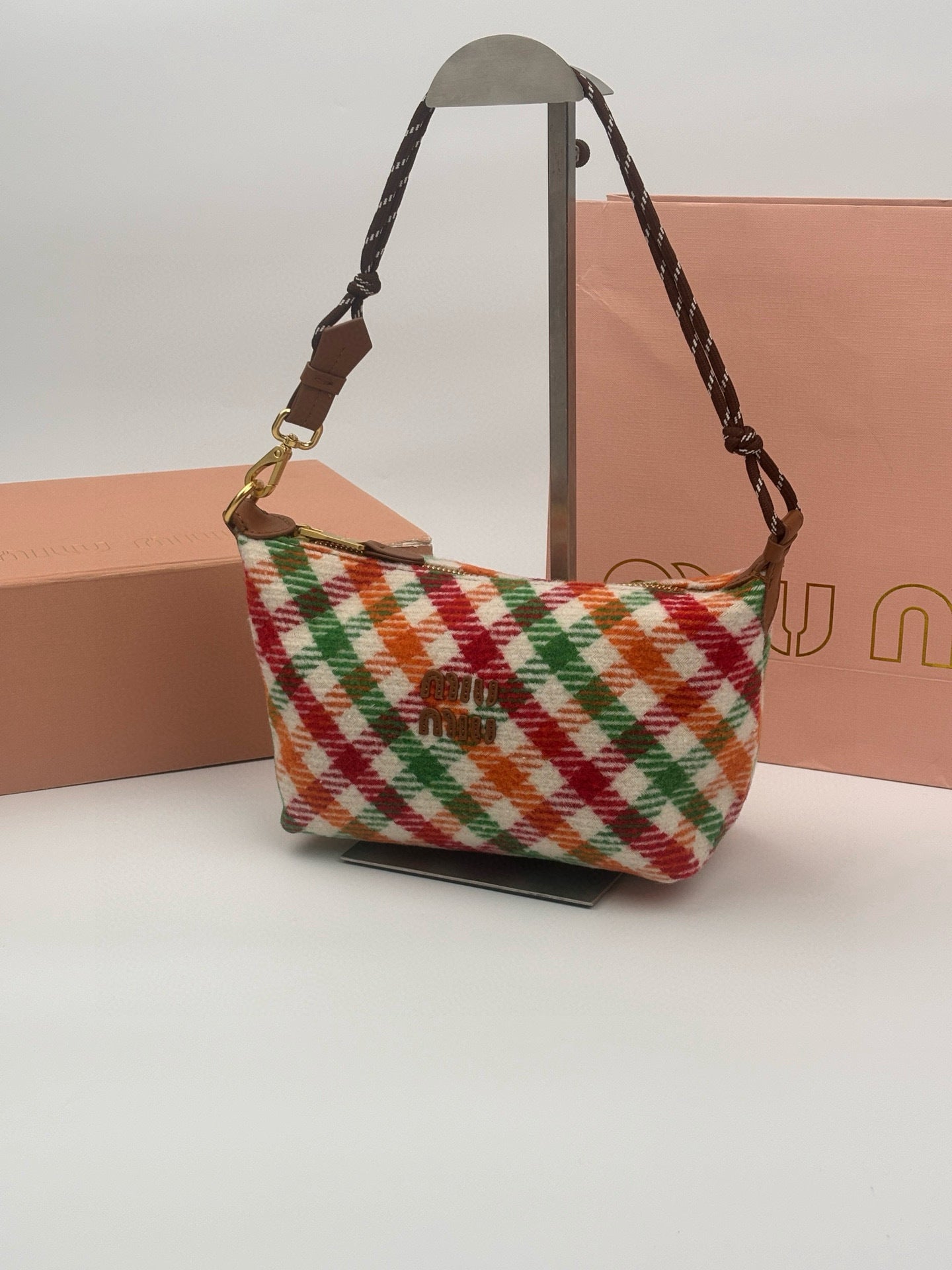 Plaid Mini Lunch Box Bag – Autumn/Winter Limited Edition