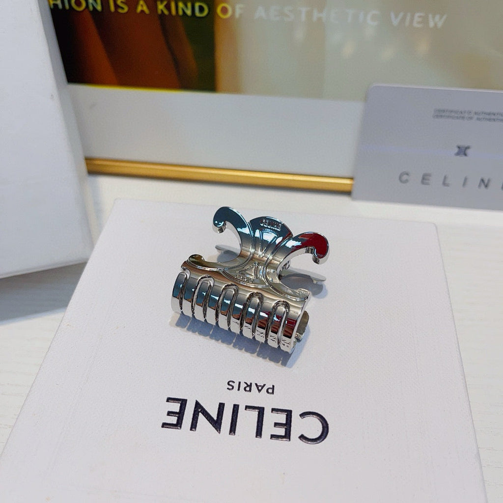 Gold Metal Triumphal Arch Hair Claw Clip – Large Size