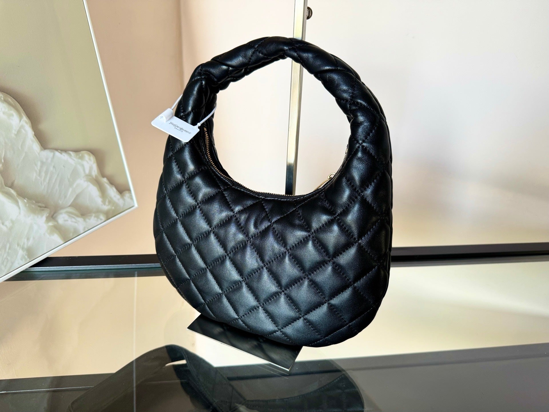 ICARE Baby Nappa Leather Shoulder Bag