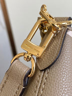 Embossed Leather Shoulder Bag (Premium Quality)