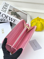 D Bow Logo Card Holder | S2867/ S2866| Lambskin |