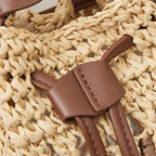 M. M Woven Bucket Bag