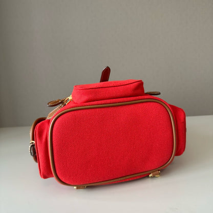 Premium Canvas &  Calfskin College-Style Backpack – JKS