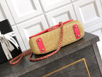 Large Woven Flap Bag – Summer Edition (Premium Quality++)