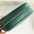 Classic Embossed Leather Camera Bag  (Genuine Cowhide)