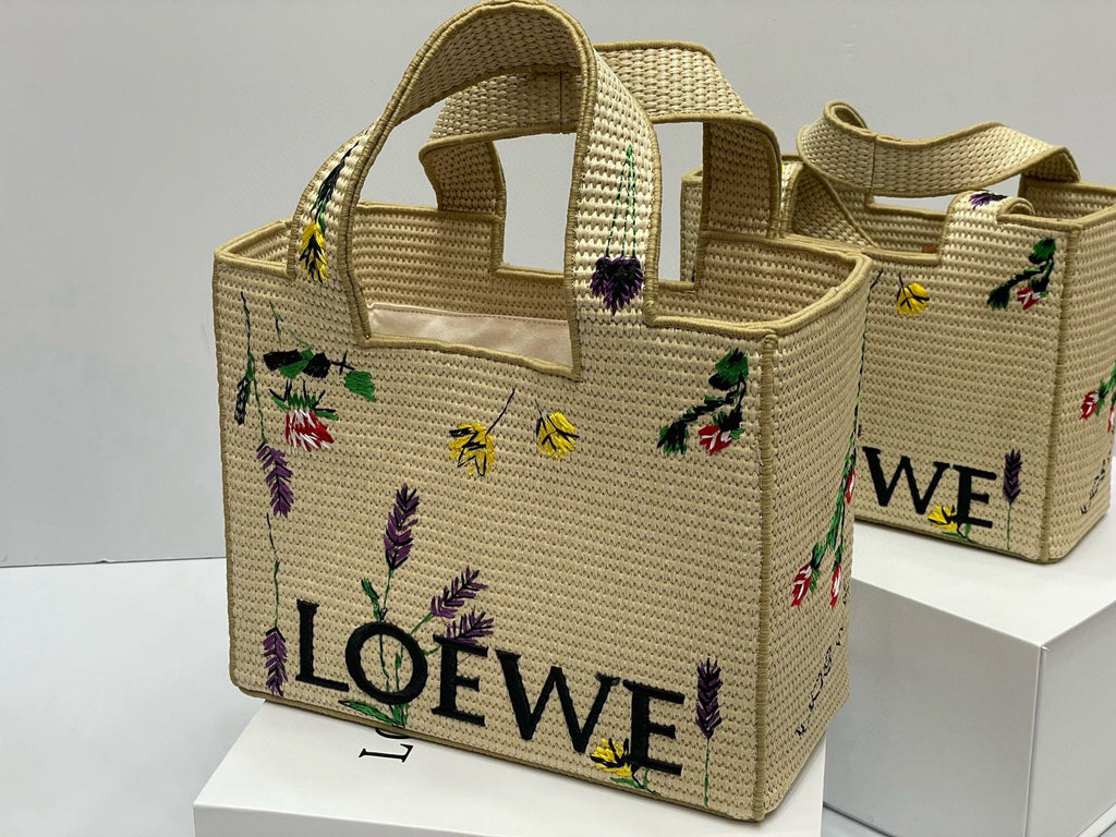 Summer Woven Tote Bag