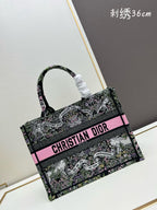 Art-Inspired Embroidered Tote Book