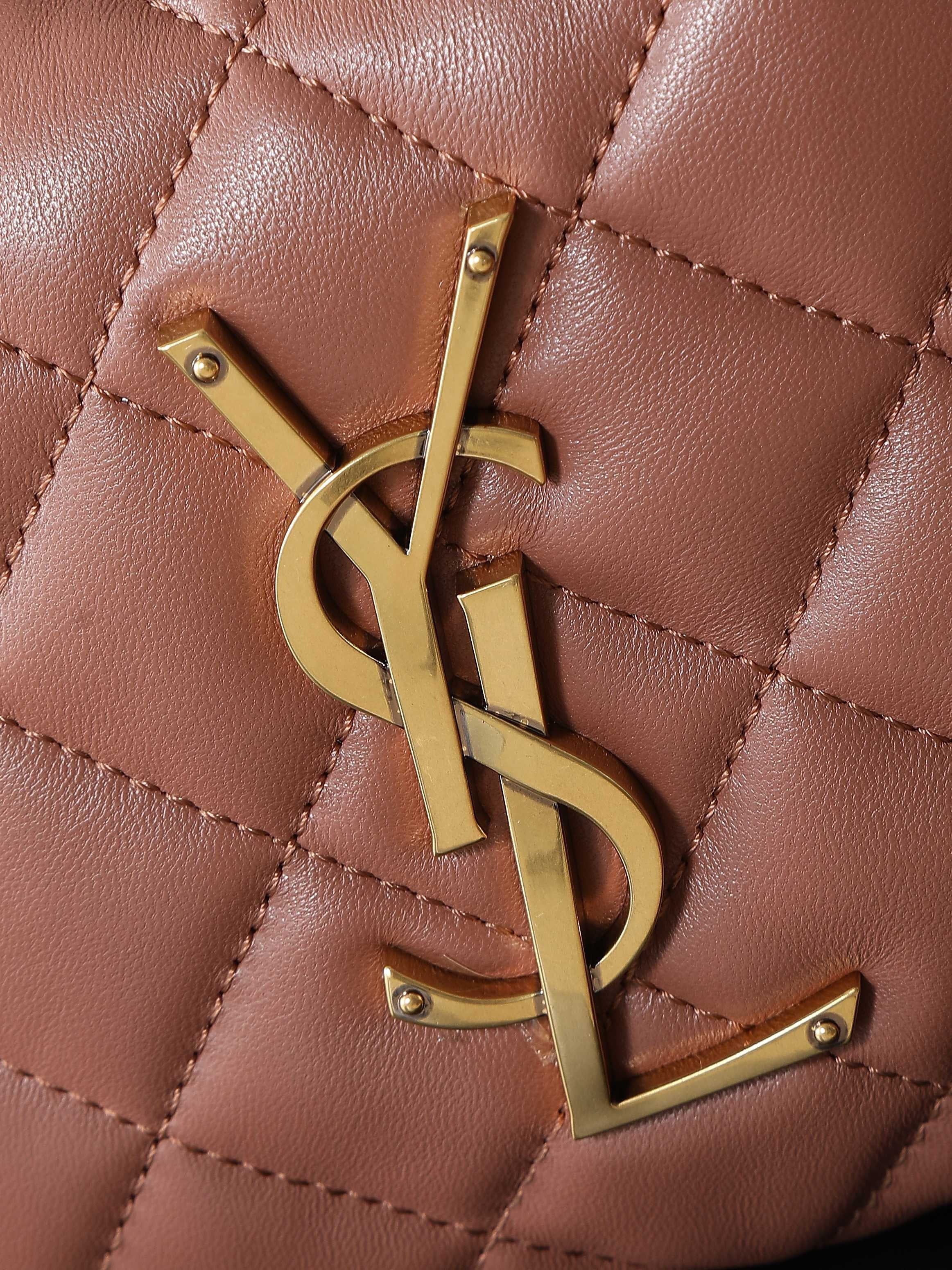 ICare Baby Pink Napa Leather Croissant Shoulder Bag