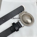 Médaillon Oval Buckle Belt — 25 mm