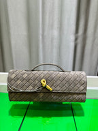 Frosted Leather Evening Handbag