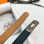 Slim Leather Waist Belt – Adjustable Fit