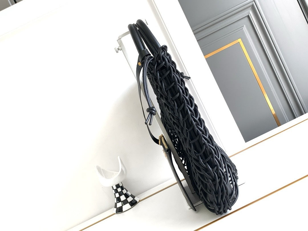 Garava Allknots Woven Leather Tote | 9902 MTX