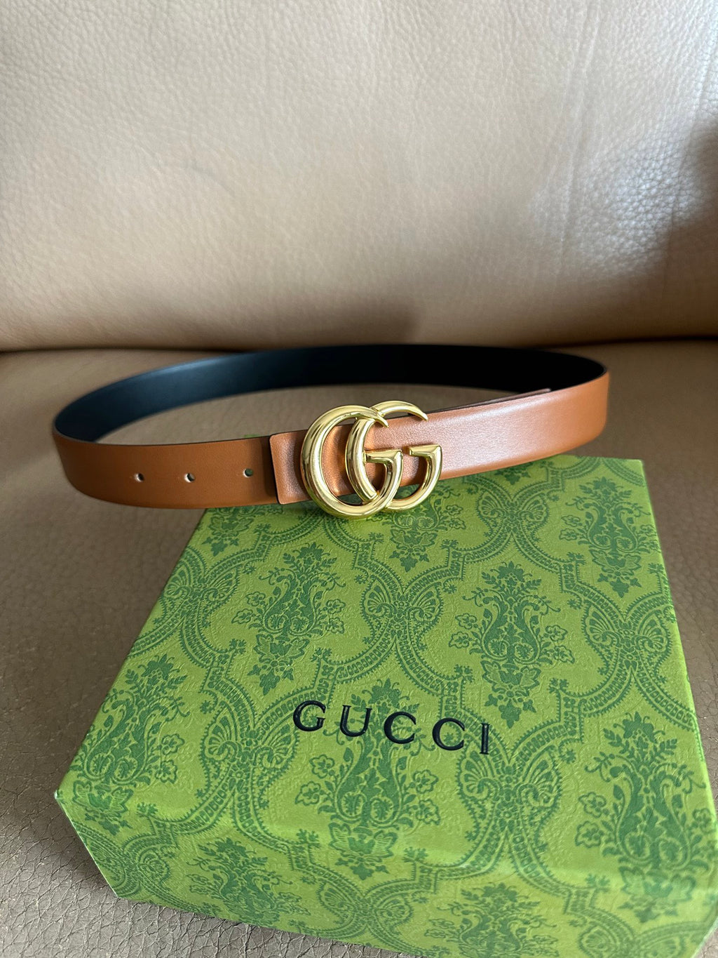 Double Letter Reversible Belt