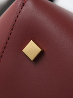 Bucket Bag | LE 37 | Smooth Calfskin | Dark Red (Premium Quality )