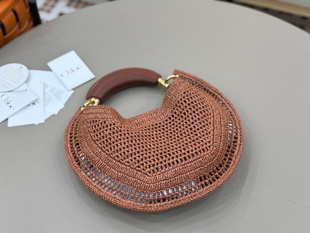Summer Banana Woven Shoulder Bag  (Premium Quality)
