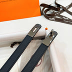 Slim Leather Waist Belt – Adjustable Fit