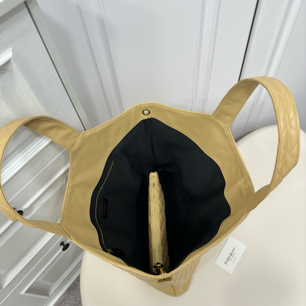 Quilted Oversized Tote Bag – Style 8019