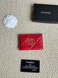 Quilted Lambskin Card Holder