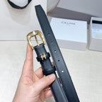 Double-Sided Leather Belt | 2.5cm