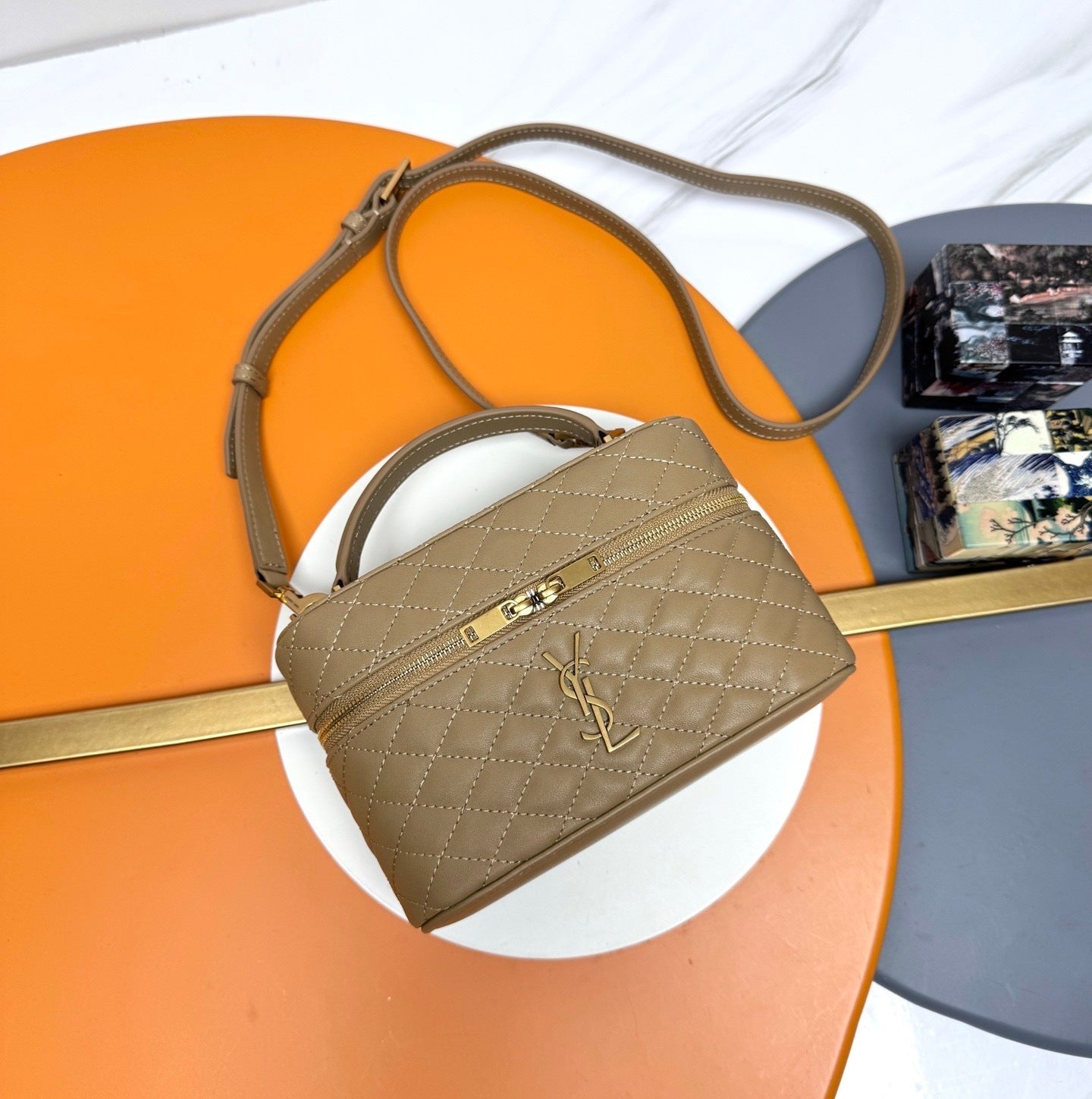 Gaby  Mini Double-Zip Crossbody Bag [Premium Quality]