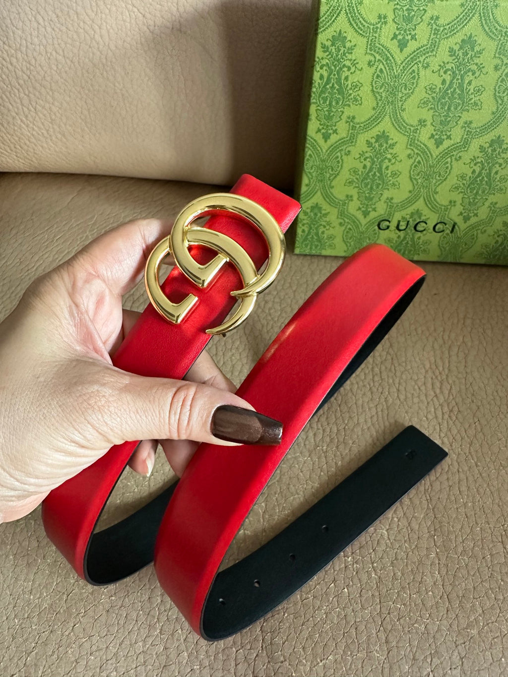 Double Letter Reversible Belt