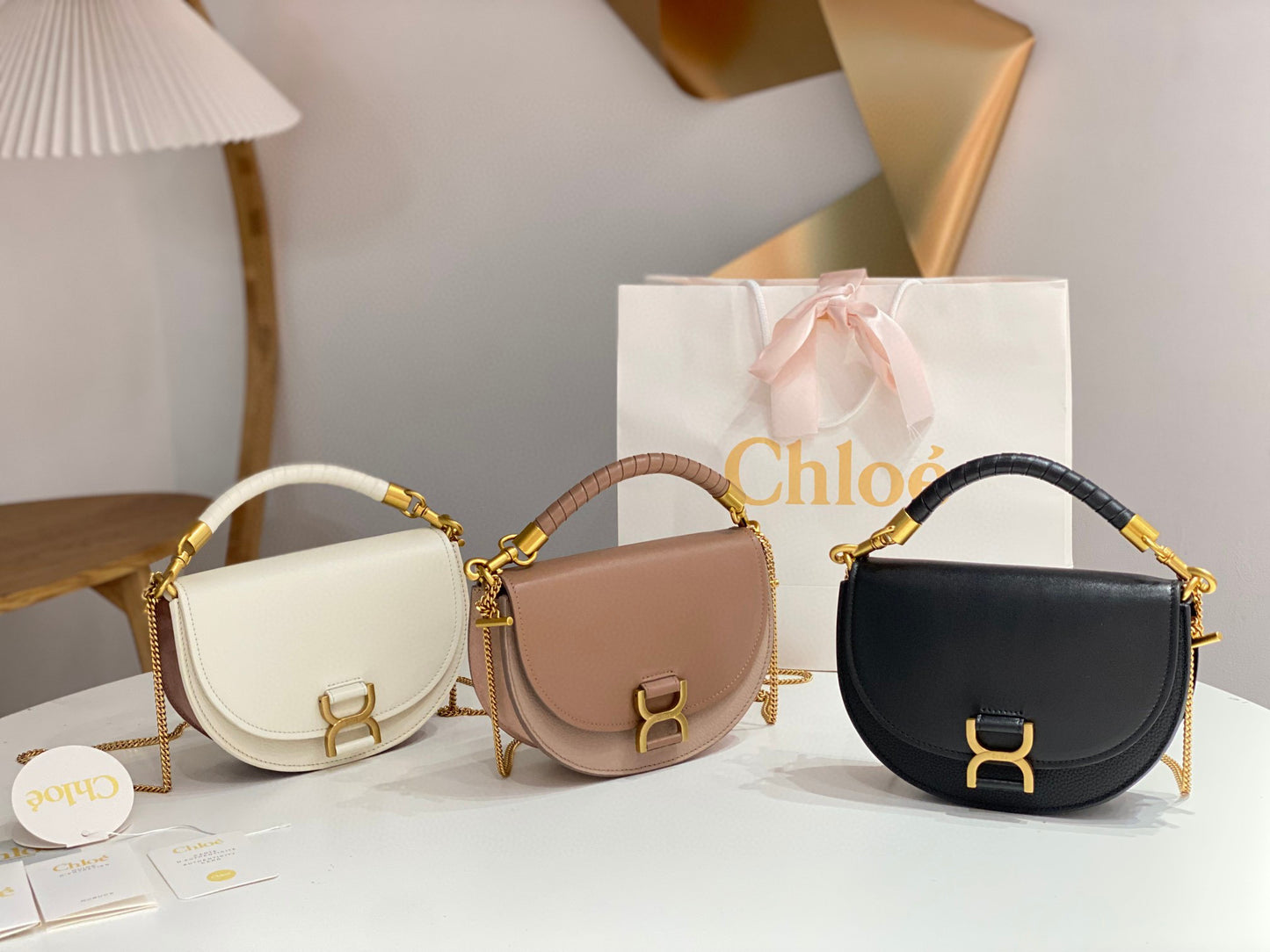 Chl0é Marcie Mini Leather Bag