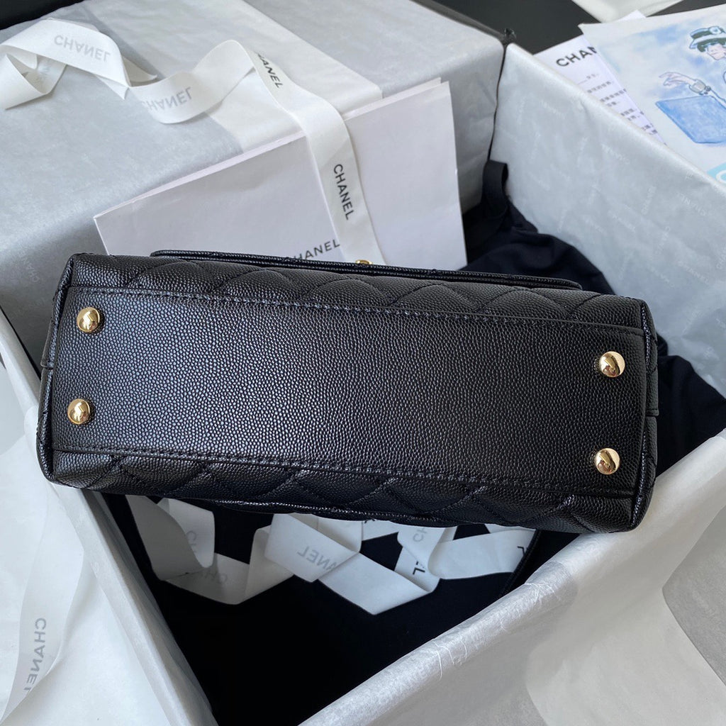 Mini Top Handle Flap Bag (𝑐𝑜𝑐𝑜 ℎ𝑎𝑛𝑑𝑙𝑒)