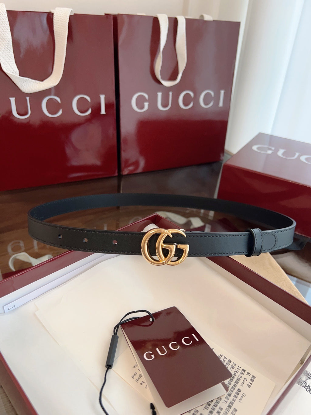 Premium Leather Belt – Signature Buckle Edition