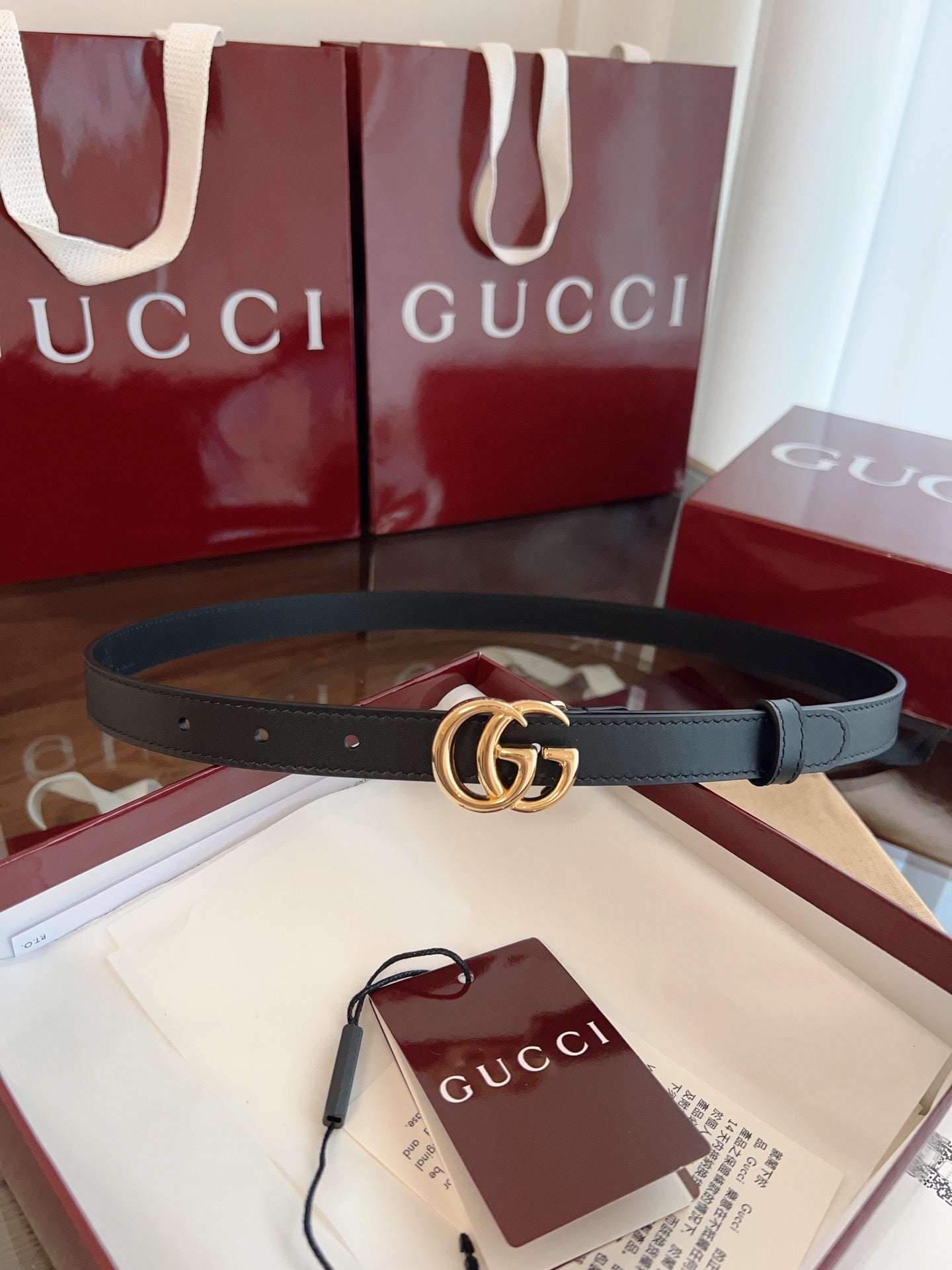 Premium Leather Belt – Signature Buckle Edition