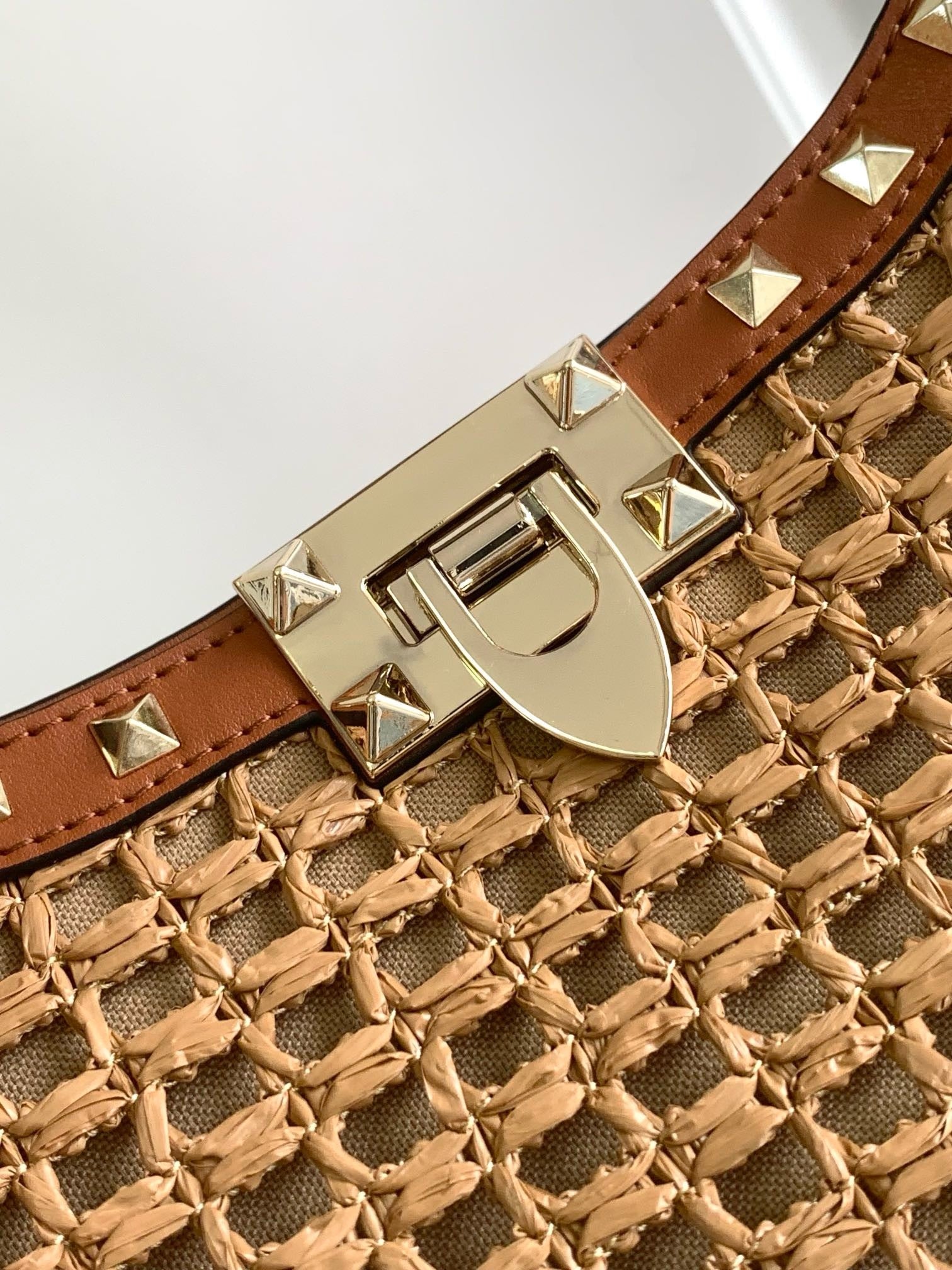 Raffia Woven Tote Bag