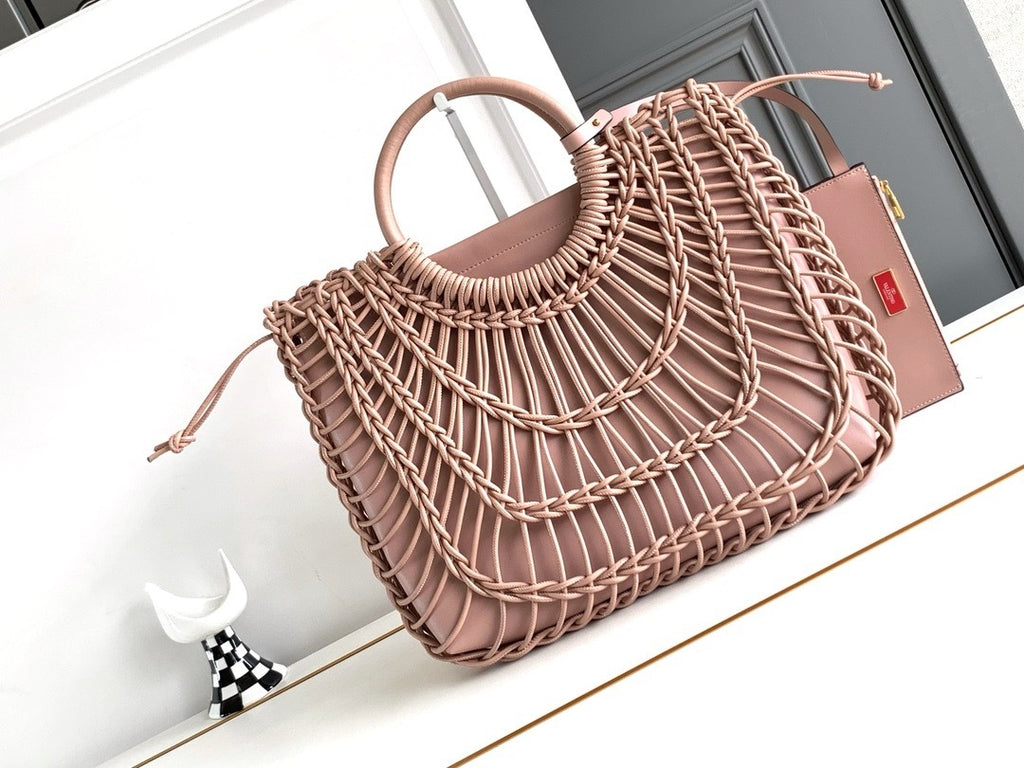 Garava Allknots Woven Leather Tote | 9902 MTX