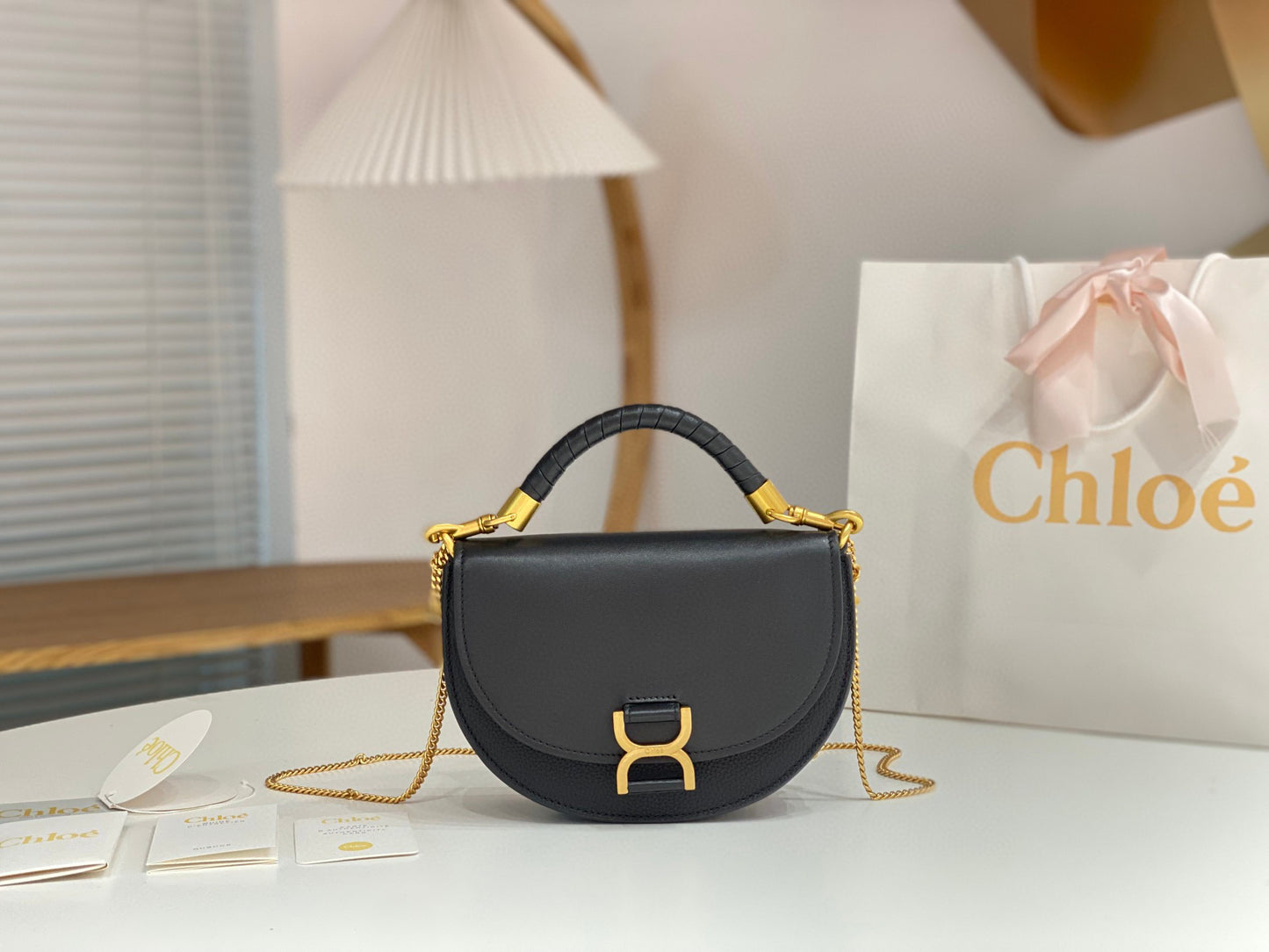 Chl0é Marcie Mini Leather Bag