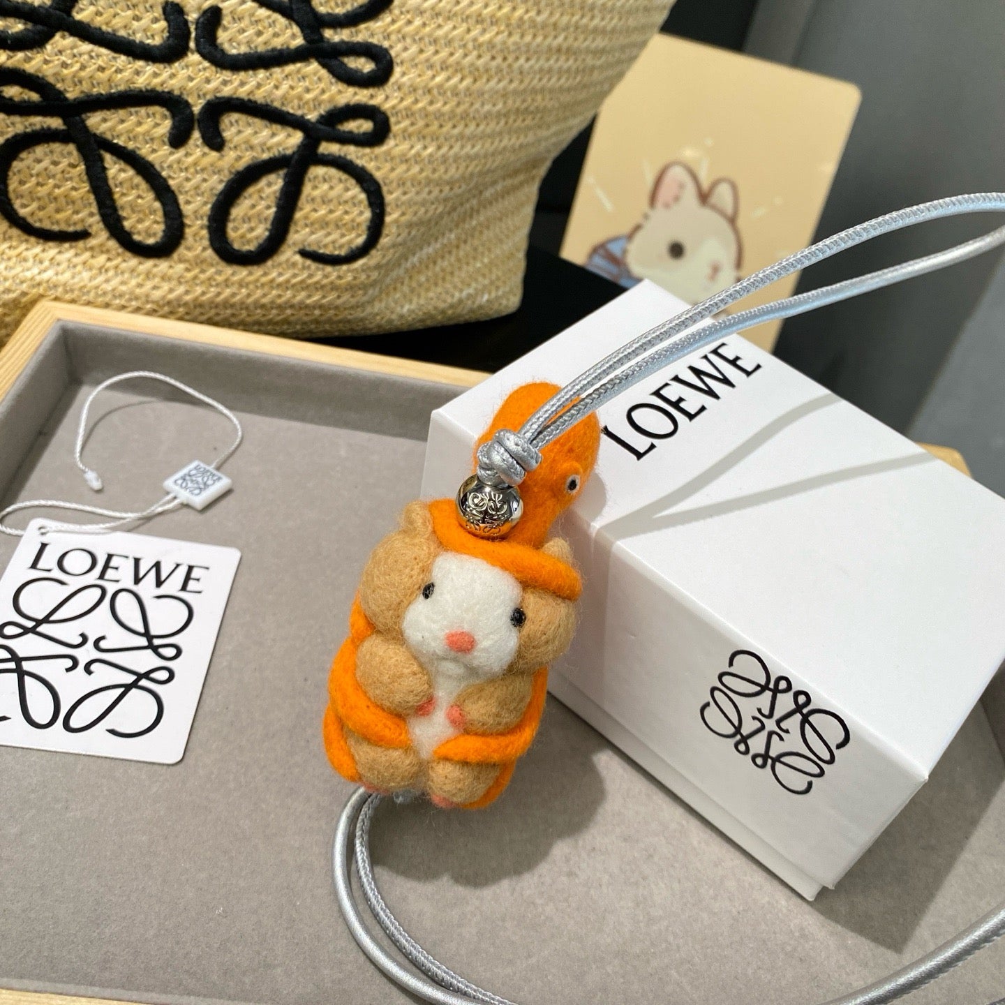 New Arrival – Felt & Leather Squid Charm