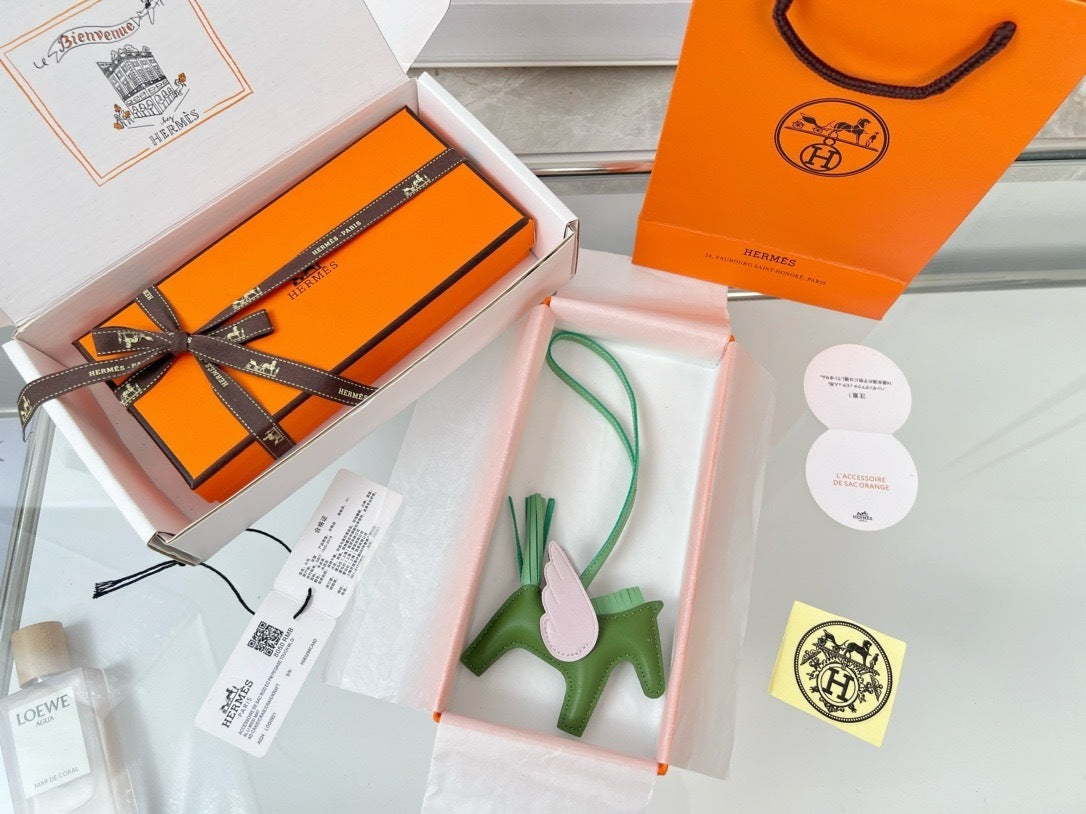 Premium Quality – Leather Pegasus Bag Charm (2025 New Model)