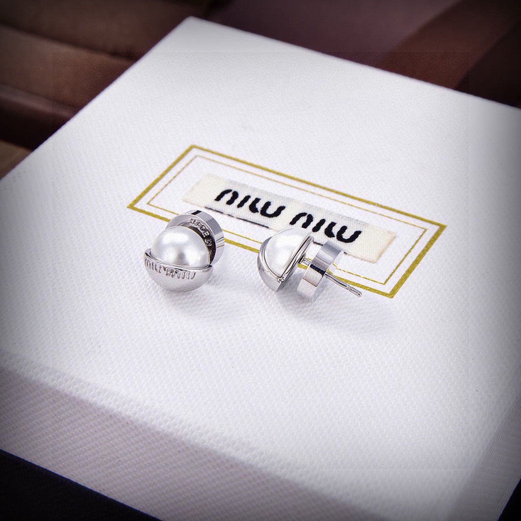 Gold-Tone Alphabet Stud Earrings